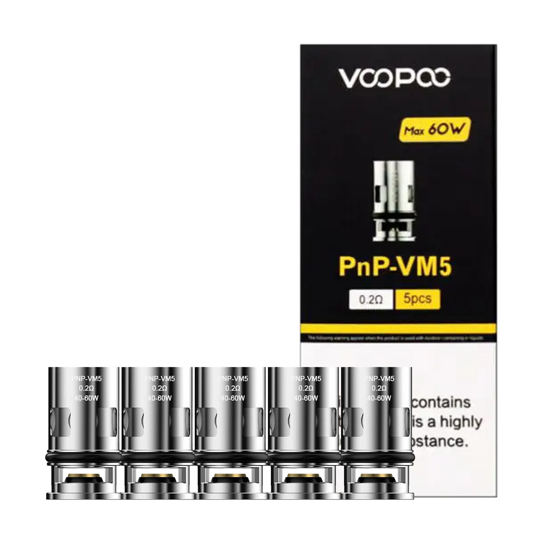 Voopoo PnP Replacement Coils - 0.2 ohm