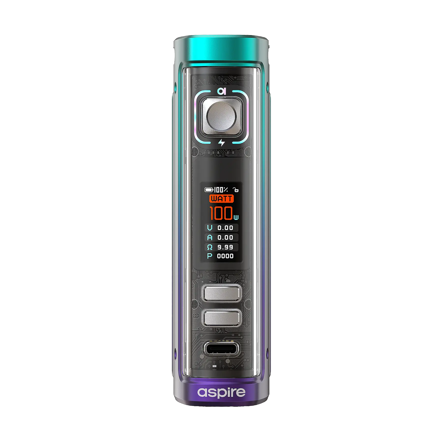 Aspire UK Veynom EX Vape Kit - Teal Purple Fade