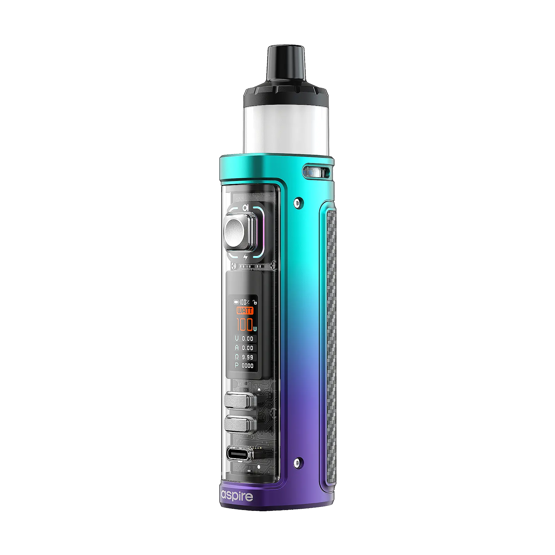 Aspire UK Veynom EX Vape Kit - Teal Purple Fade