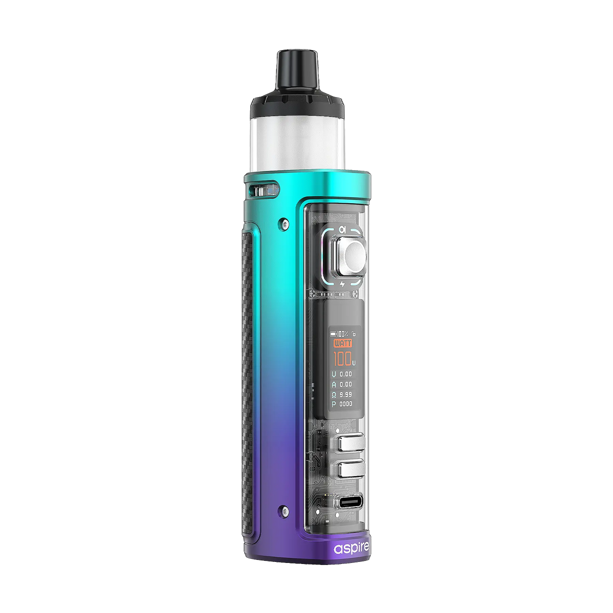 Aspire UK Veynom EX Vape Kit - Teal Purple Fade