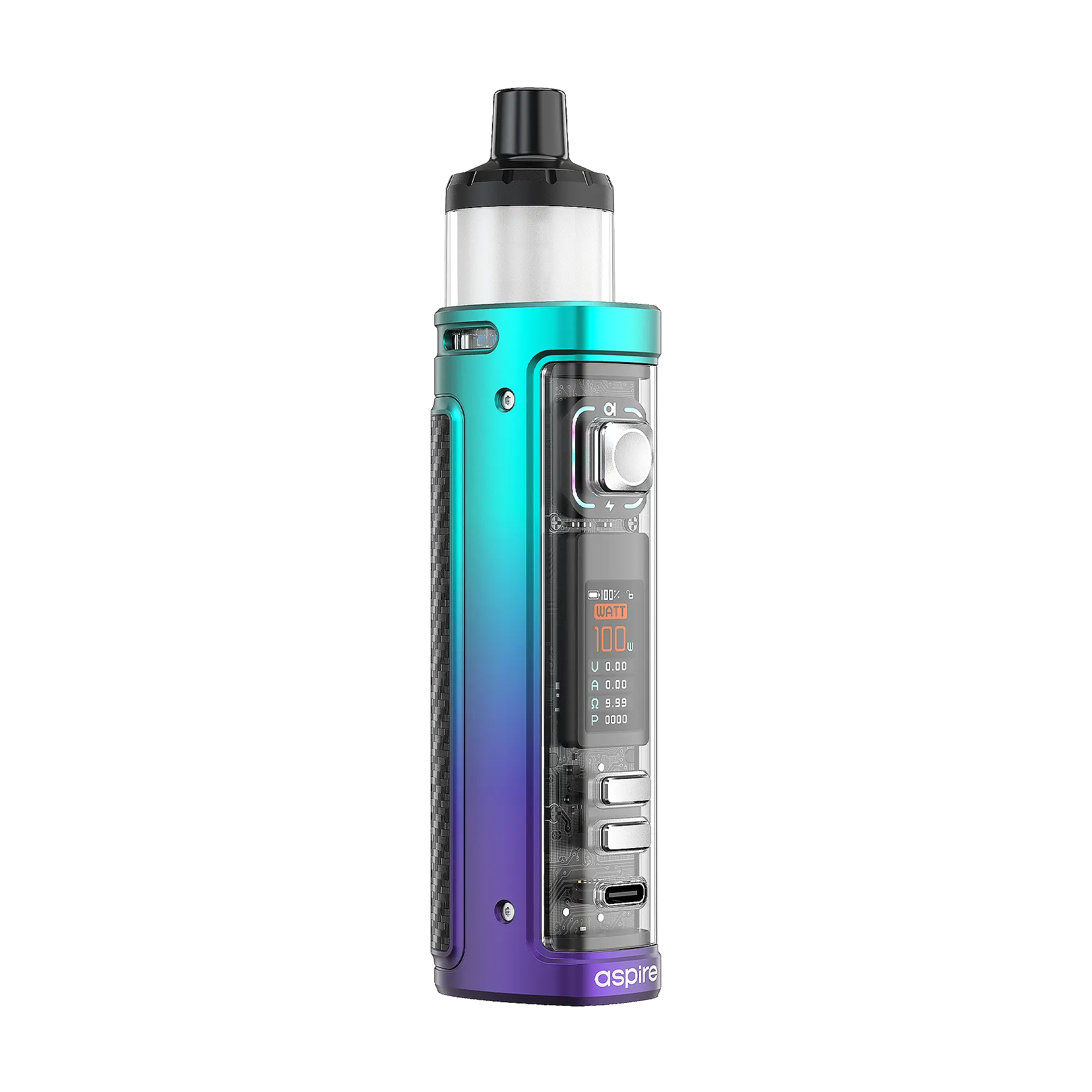 Aspire UK Veynom EX Vape Kit - Teal Purple Fade