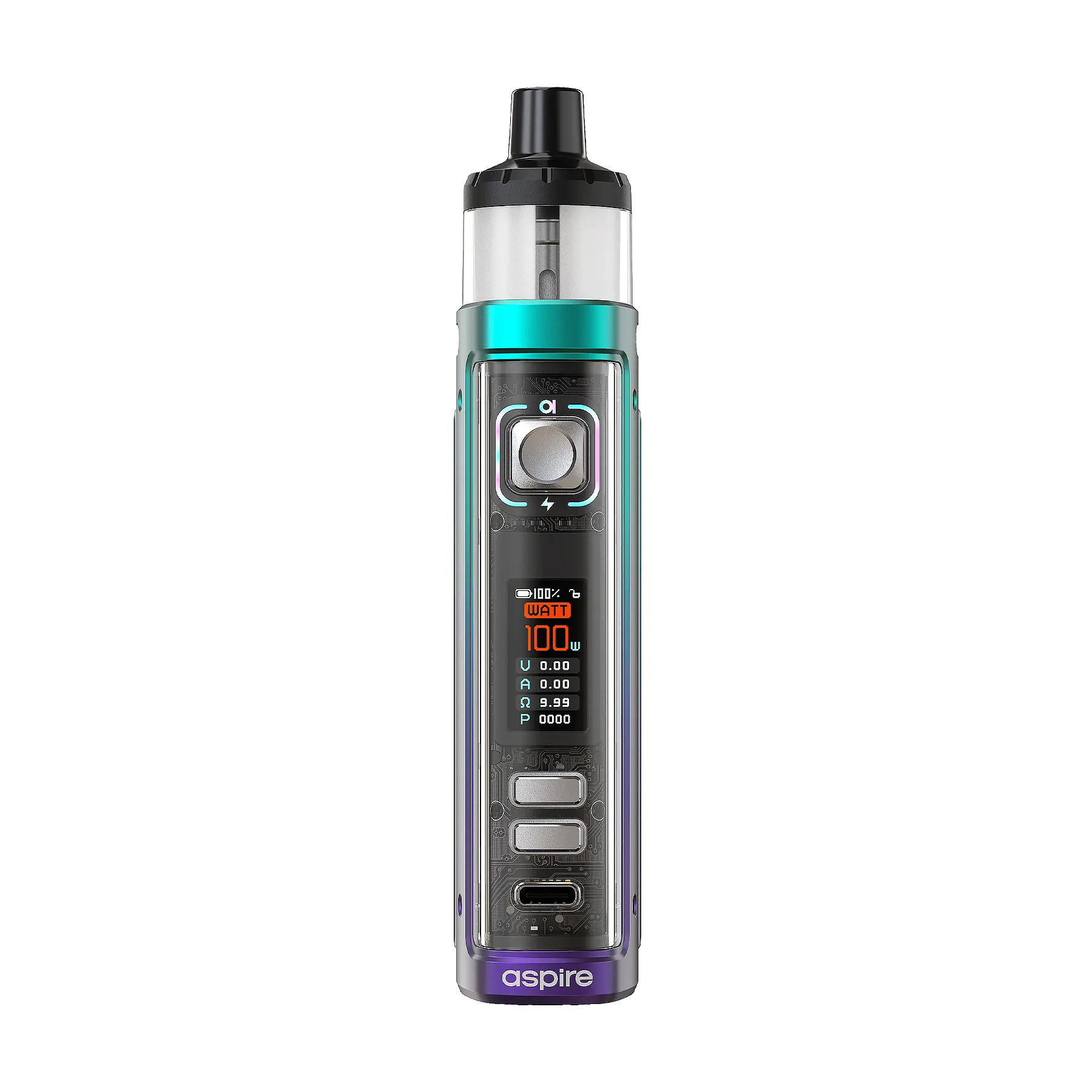 Aspire UK Veynom EX Vape Kit - Teal Purple Fade