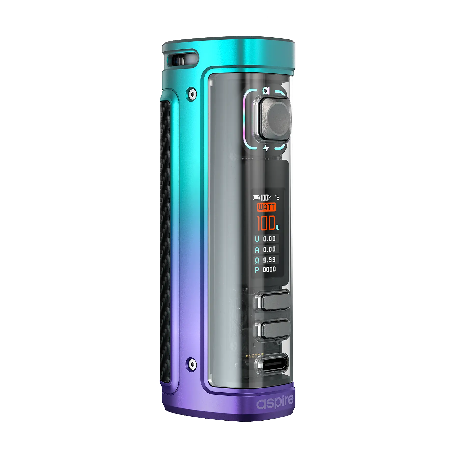 Aspire UK Veynom LX Vape Kit - Teal Purple Fade