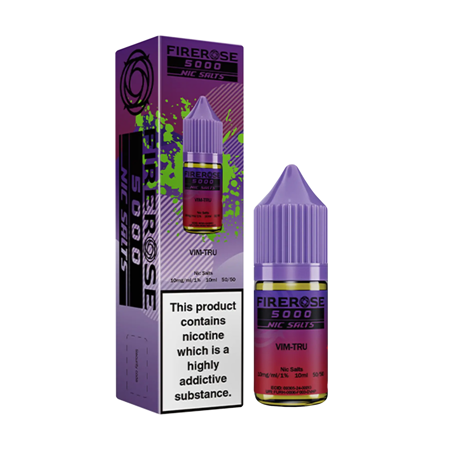 Firerose 5000 10ml Nicotine Salt - Vim Tru