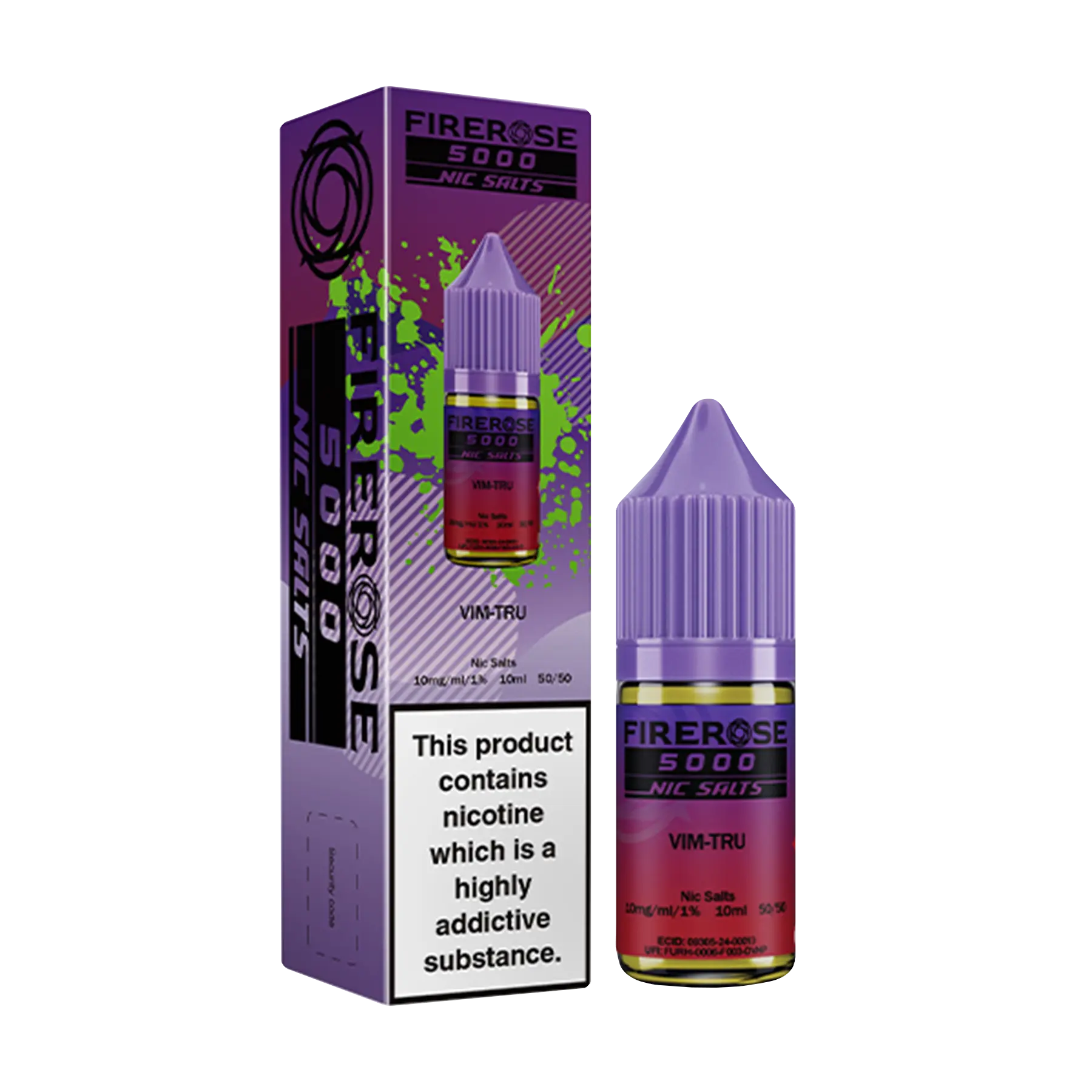 Firerose 5000 10ml Nicotine Salt - Vim Tru