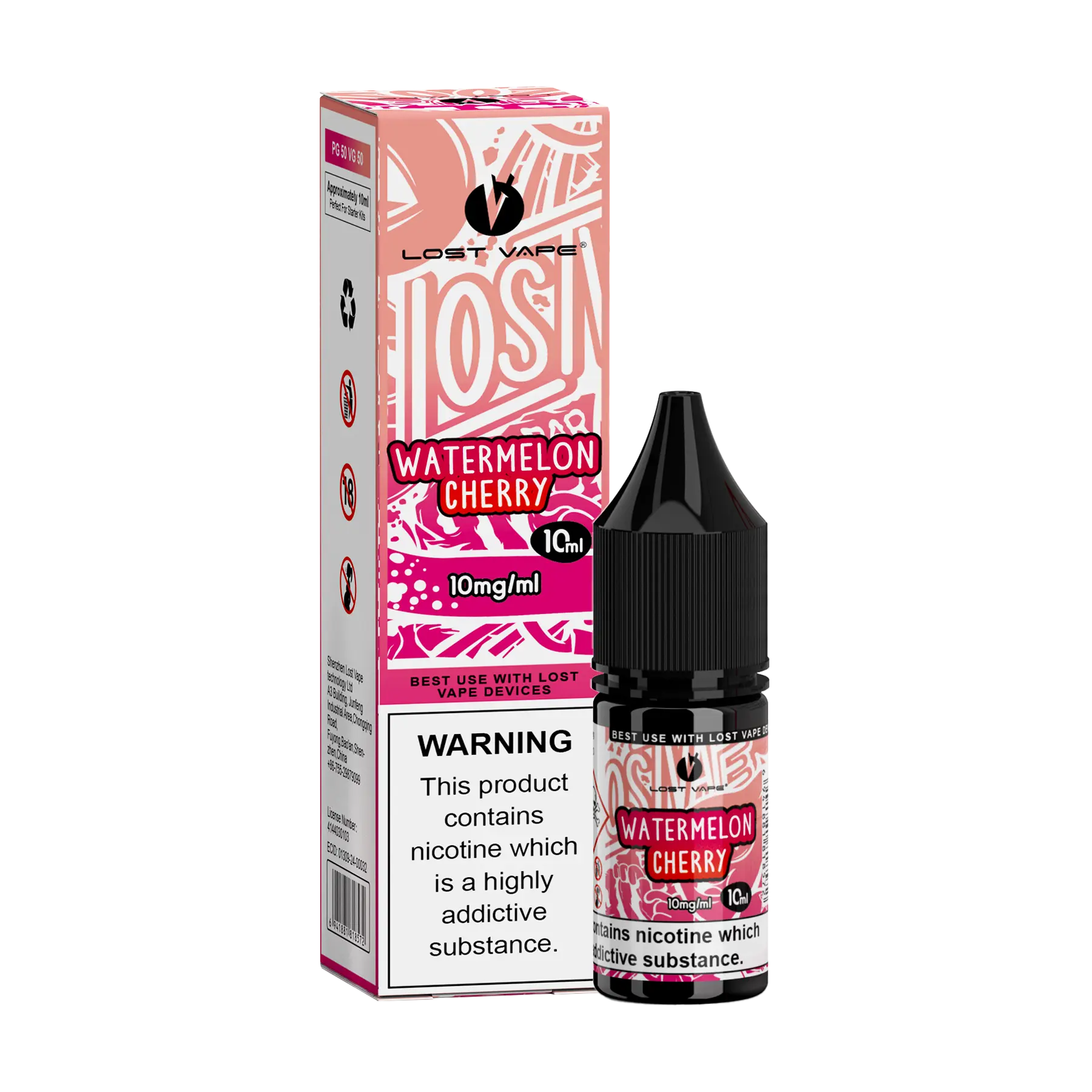 Lost Vape Bar Salts Nicotine Salt - Watermelon Cherry