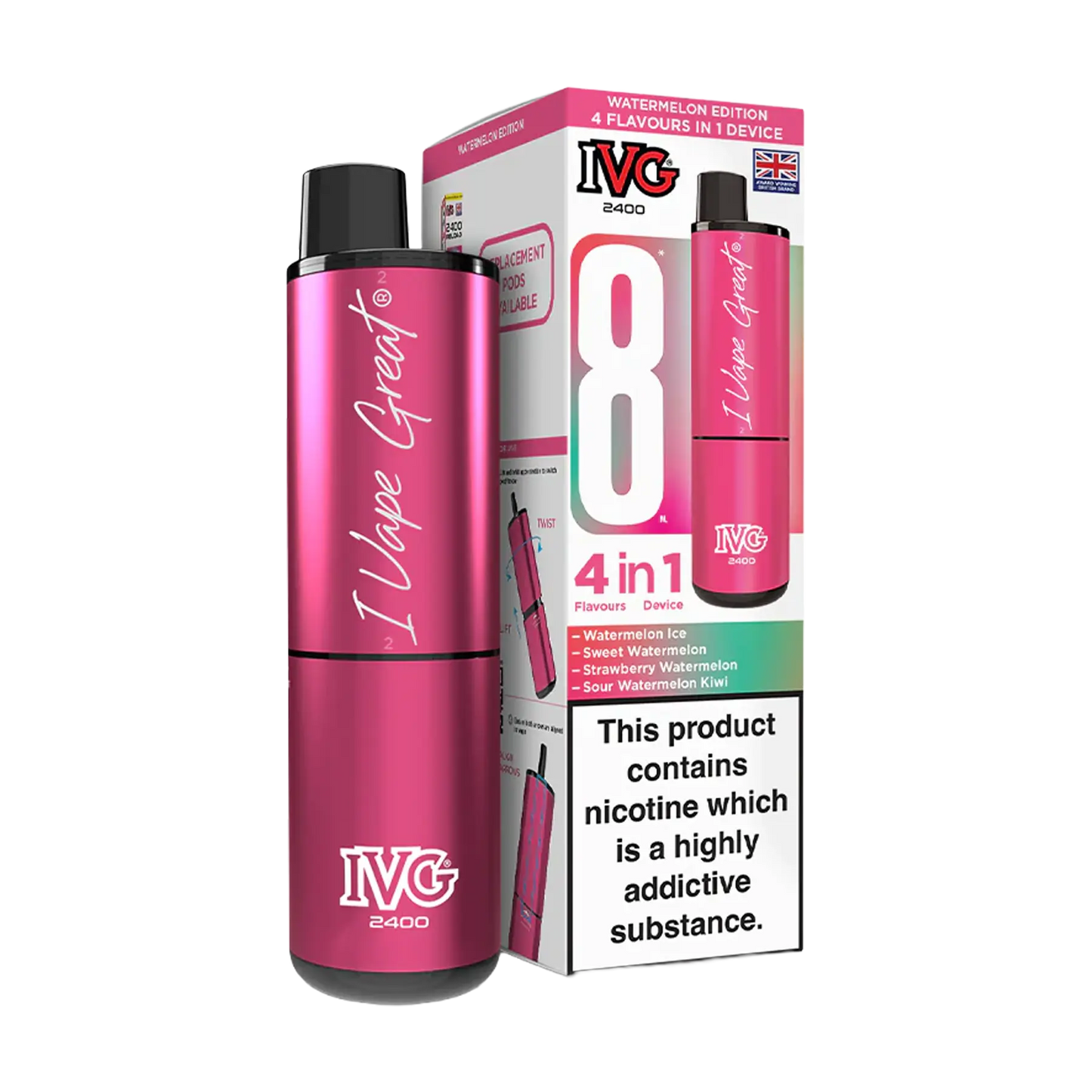 IVG 2400 Prefilled Vape Kit