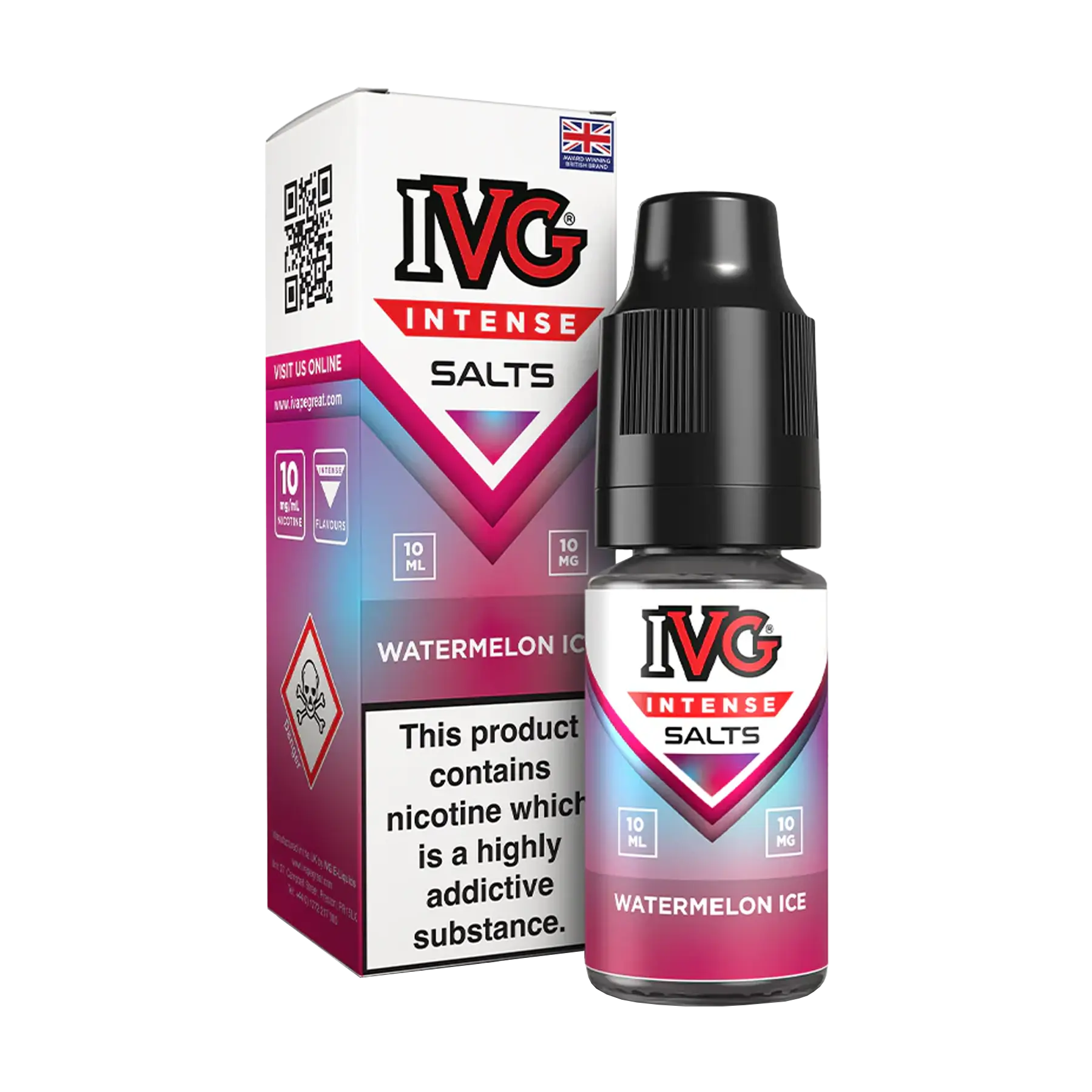 IVG Intense 10ml Nicotine Salt - Watermelon Ice