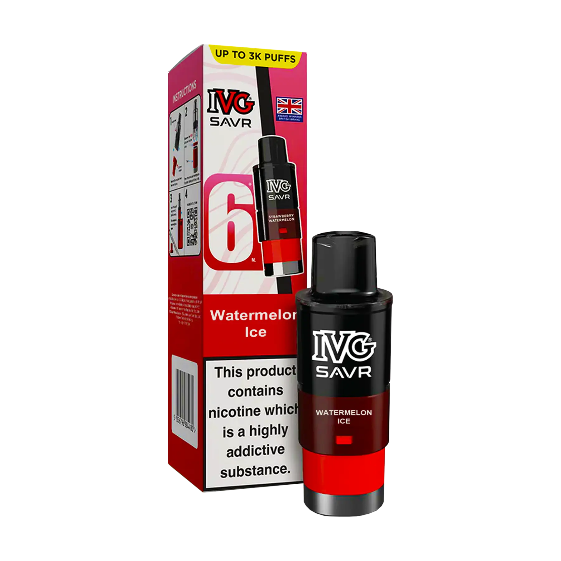 IVG Savr Replacement Pods - Watermelon Ice