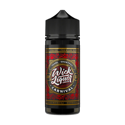 Wick Liquor 100ml Shortfill - Carnival