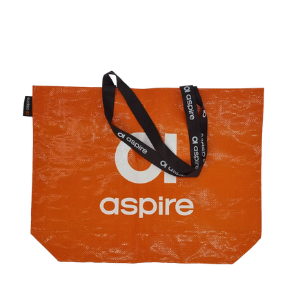 Aspire Bags - Orange Woven Canvas