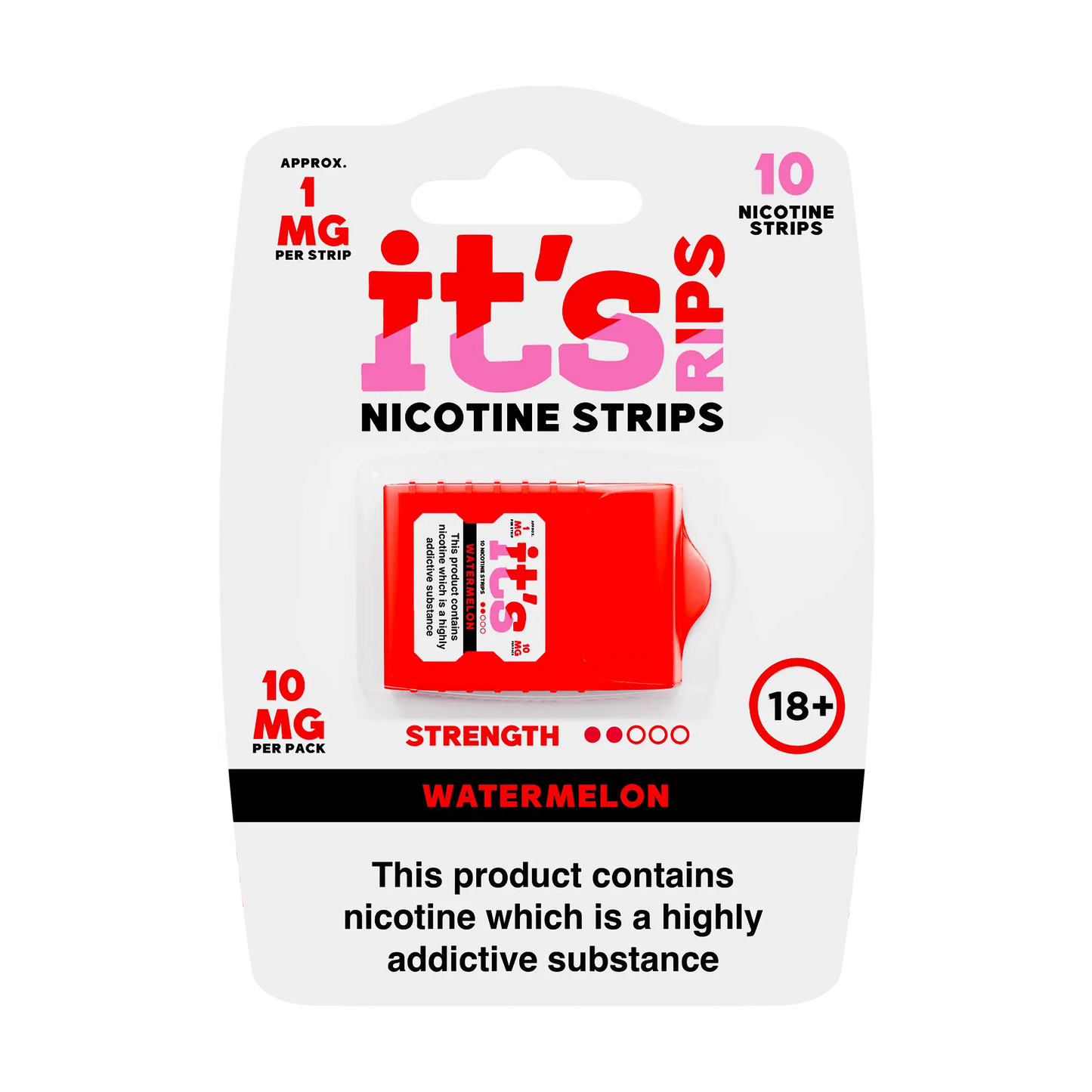 It's Nicotine Rips - Container Of 10 Strips
