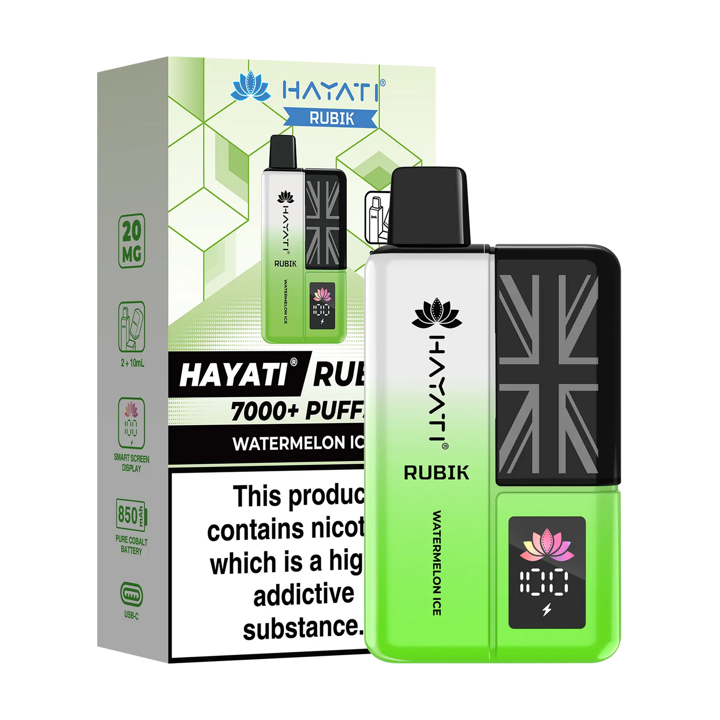 Hayati Rubik Prefilled Vape Kit - Watermelon Ice