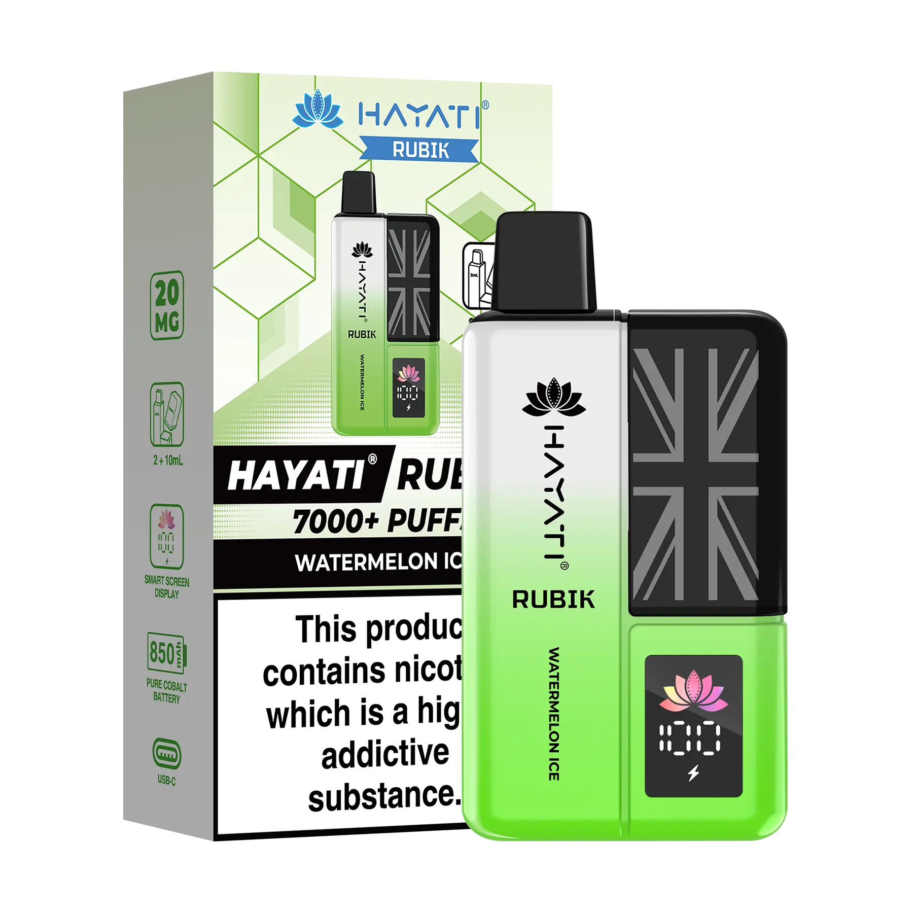 Hayati Rubik Prefilled Vape Kit - Watermelon Ice