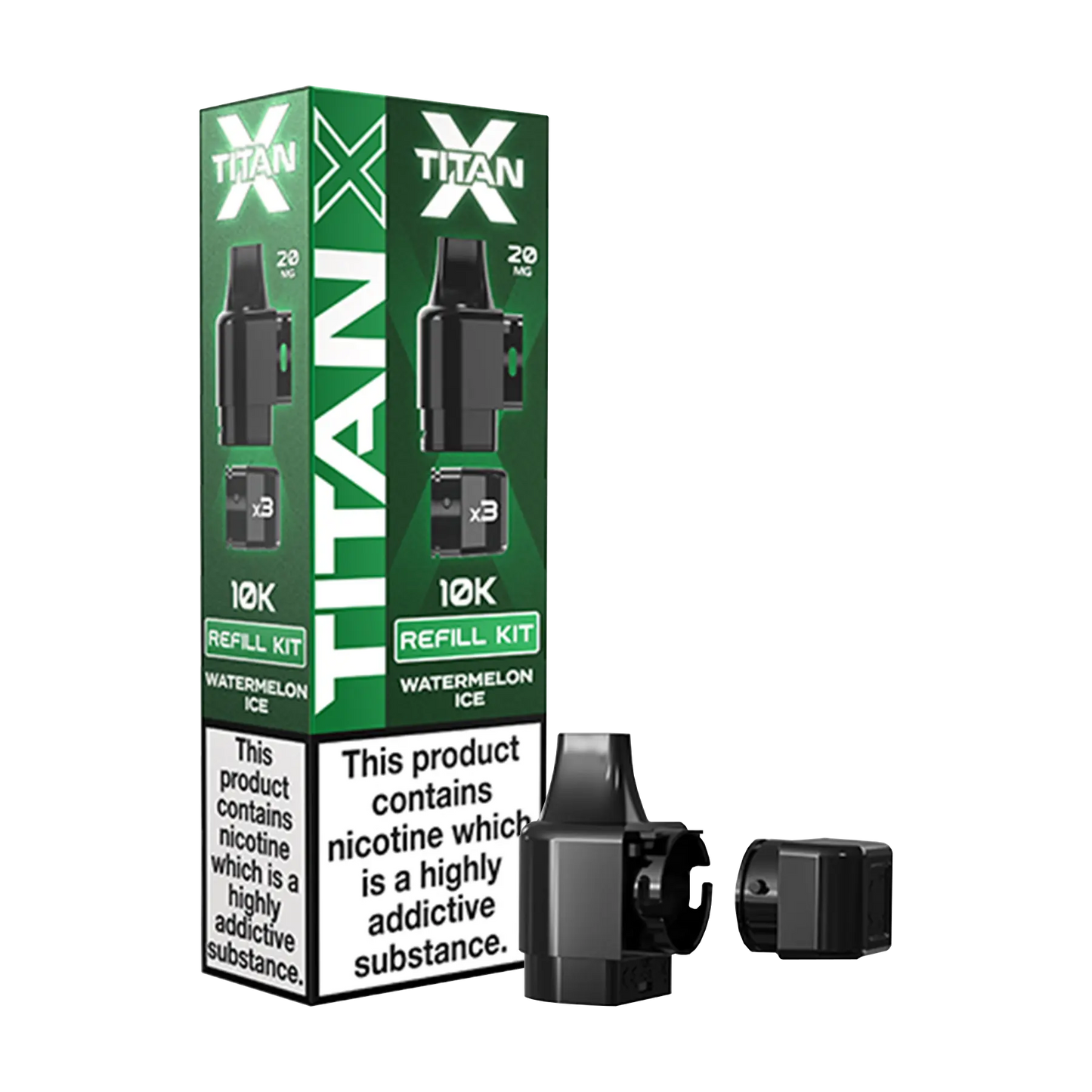 Titan X Replacement Pods - Watermelon Ice