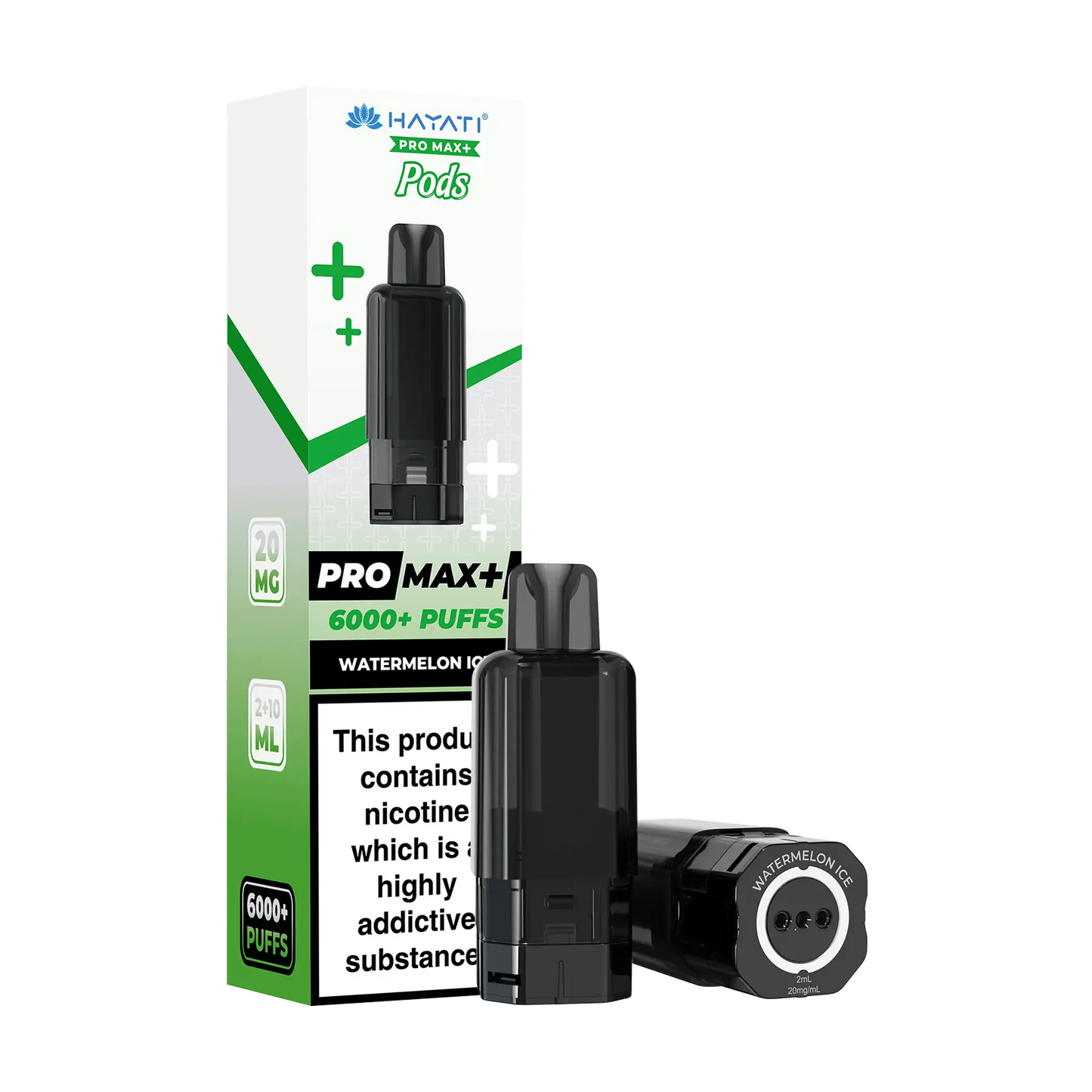 Hayati Pro Max+ 6000 Replacement Pods - Watermelon Ice