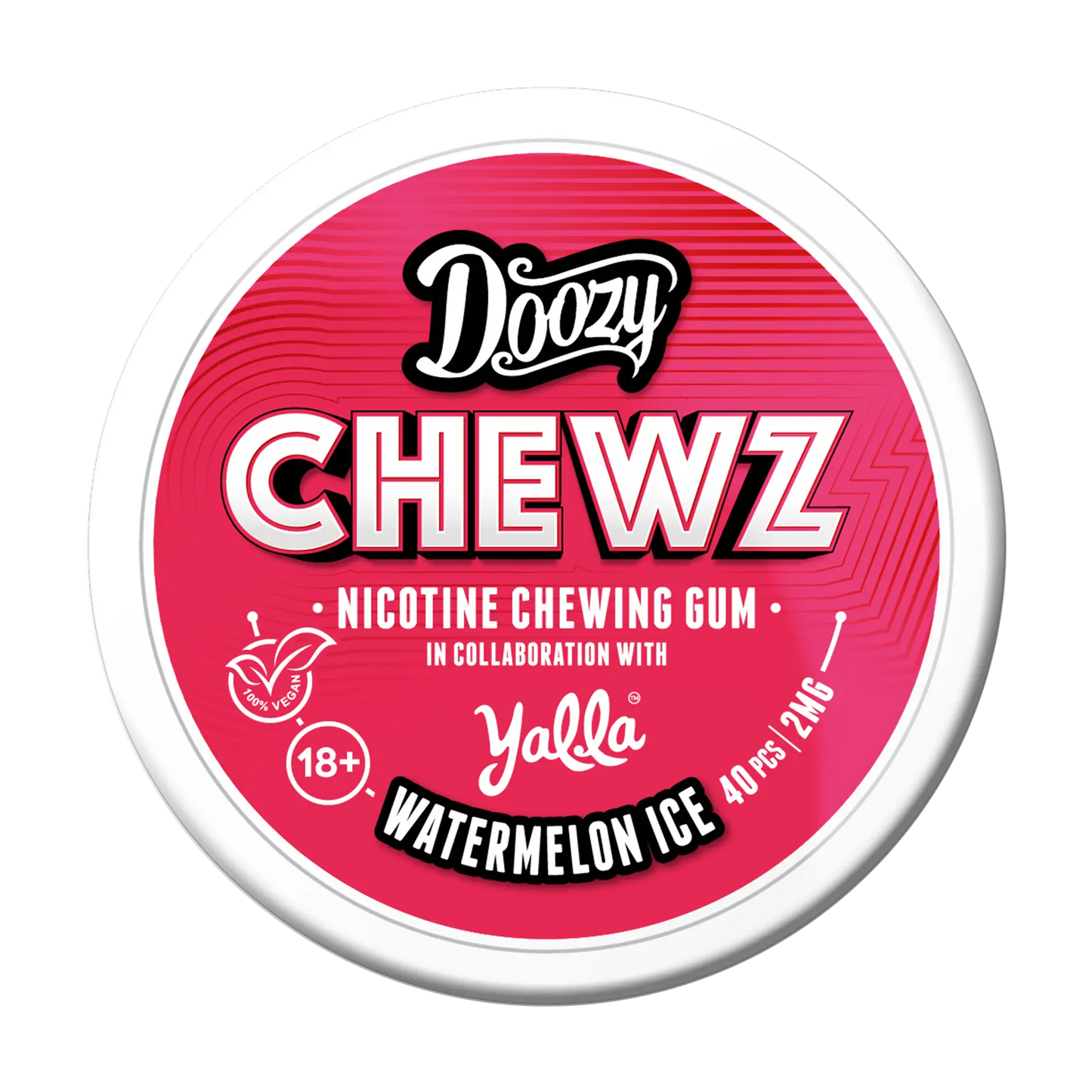 Doozy Chewz Nicotine Chewing Gum - Watermelon Ice