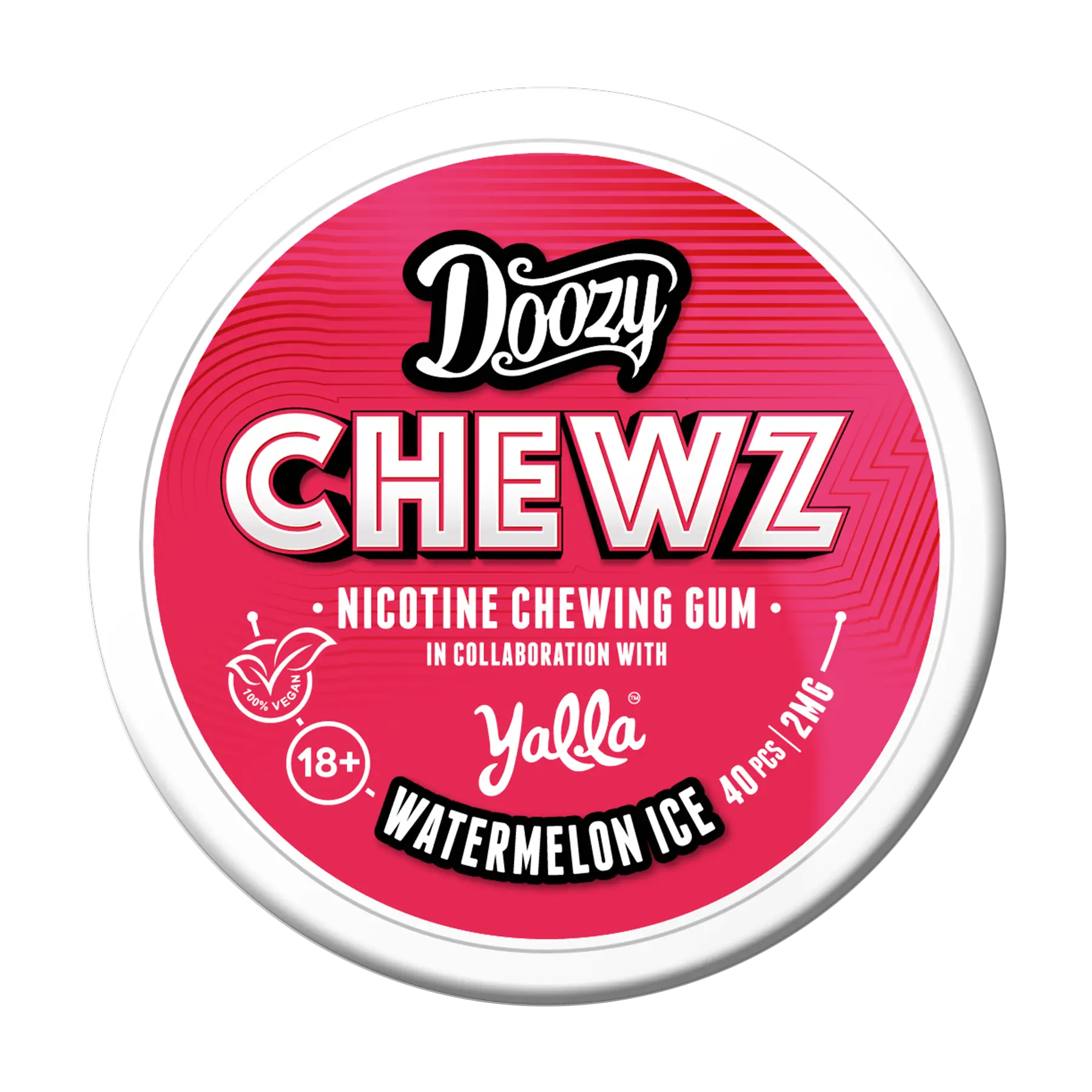 Doozy Chewz Nicotine Chewing Gum - Watermelon Ice