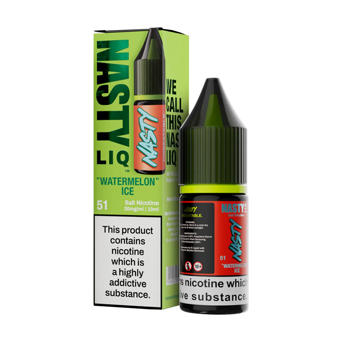 Nasty Liq Nicotine Salt - Watermelon Ice