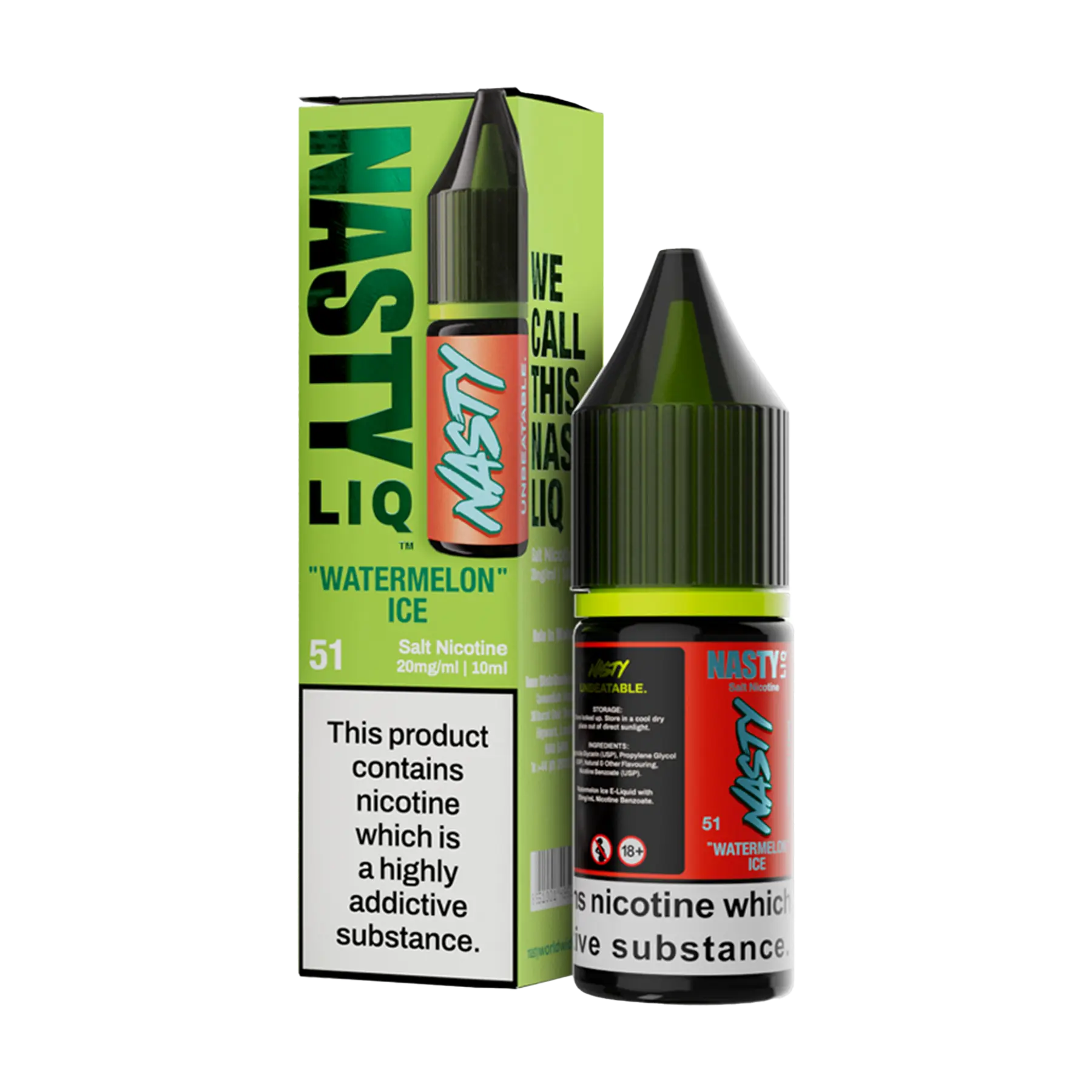 Nasty Liq Nicotine Salt - Watermelon Ice