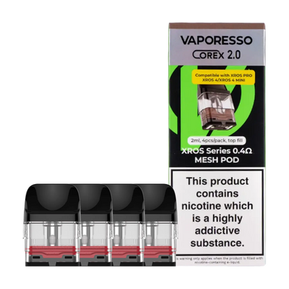 Vaporesso Xros Corex 2.0 Replacement Pods - 0.4 ohm 2ml