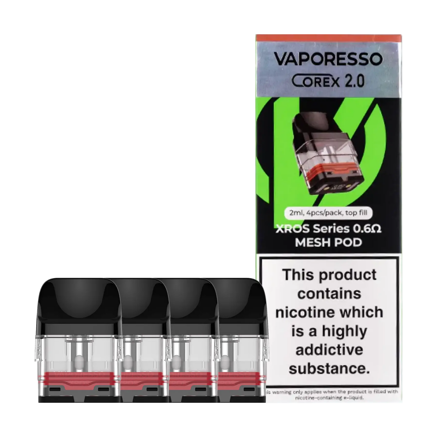 Vaporesso Xros Corex 2.0 Replacement Pods - 0.6 ohm 2ml