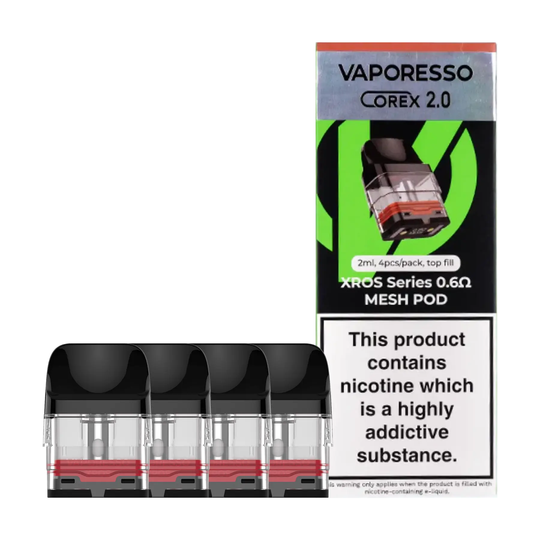 Vaporesso Xros Corex 2.0 Replacement Pods - 0.6 ohm 2ml