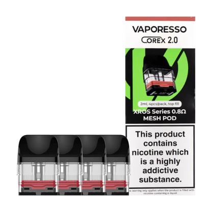Vaporesso Xros Corex 2.0 Replacement Pods - 0.8 ohm 2ml