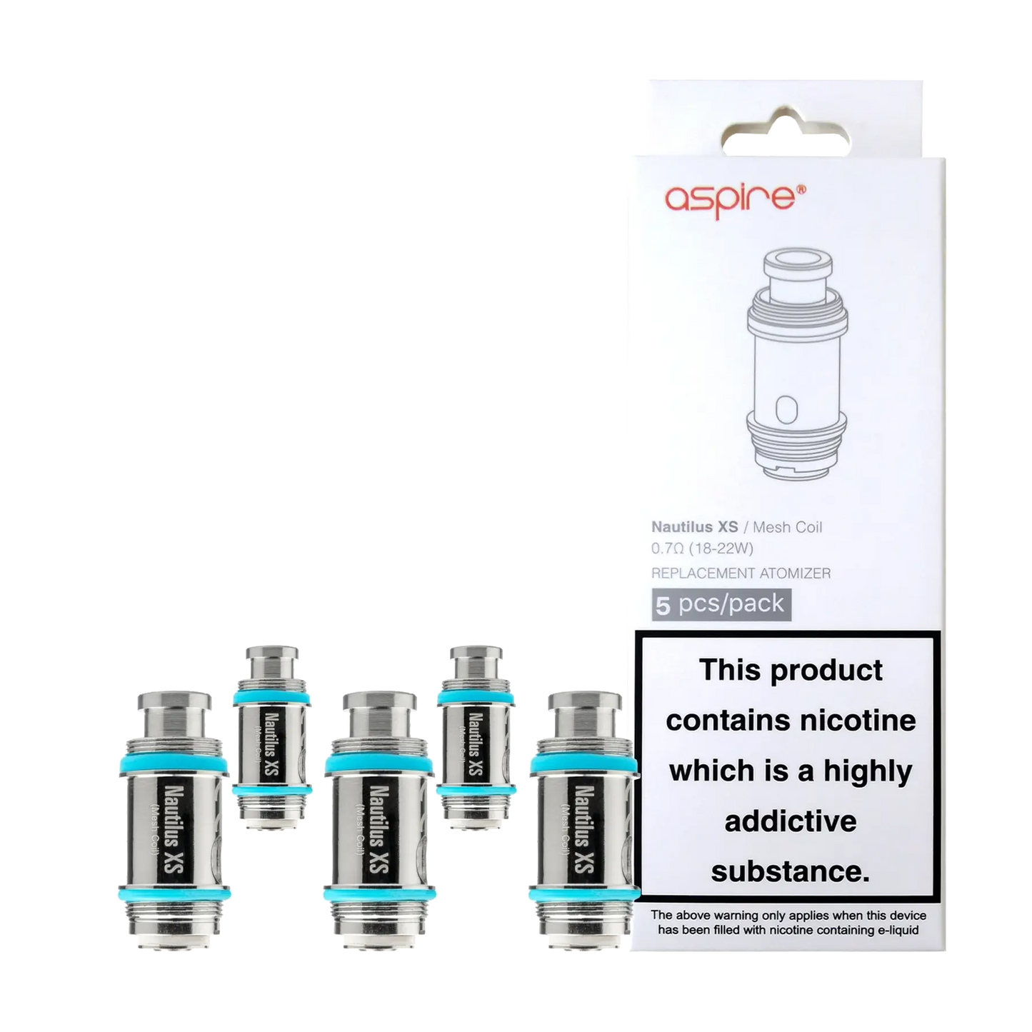 Aspire Nautilus X Replacement Coils 5 pack