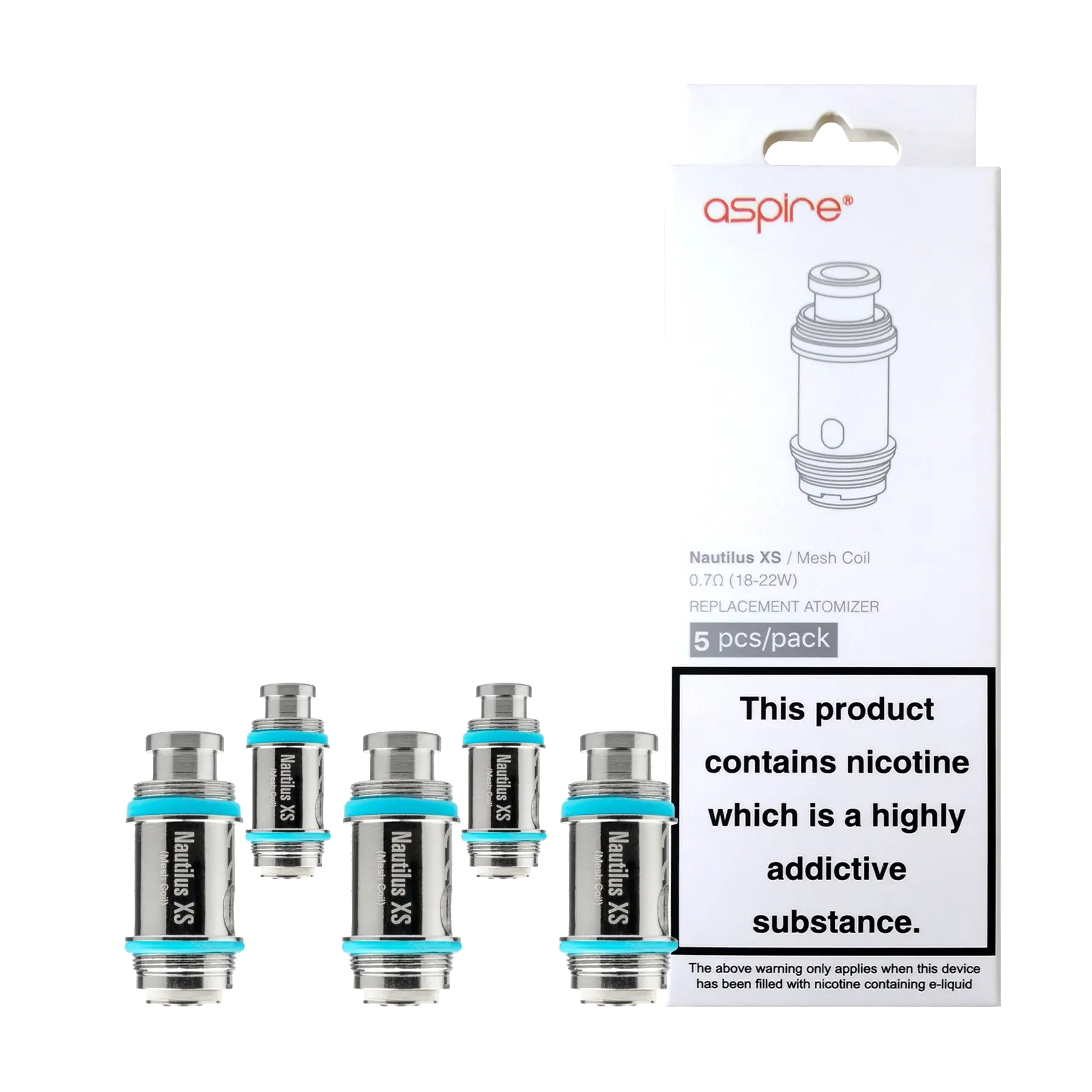 Aspire Nautilus X Replacement Coils - 5 pack