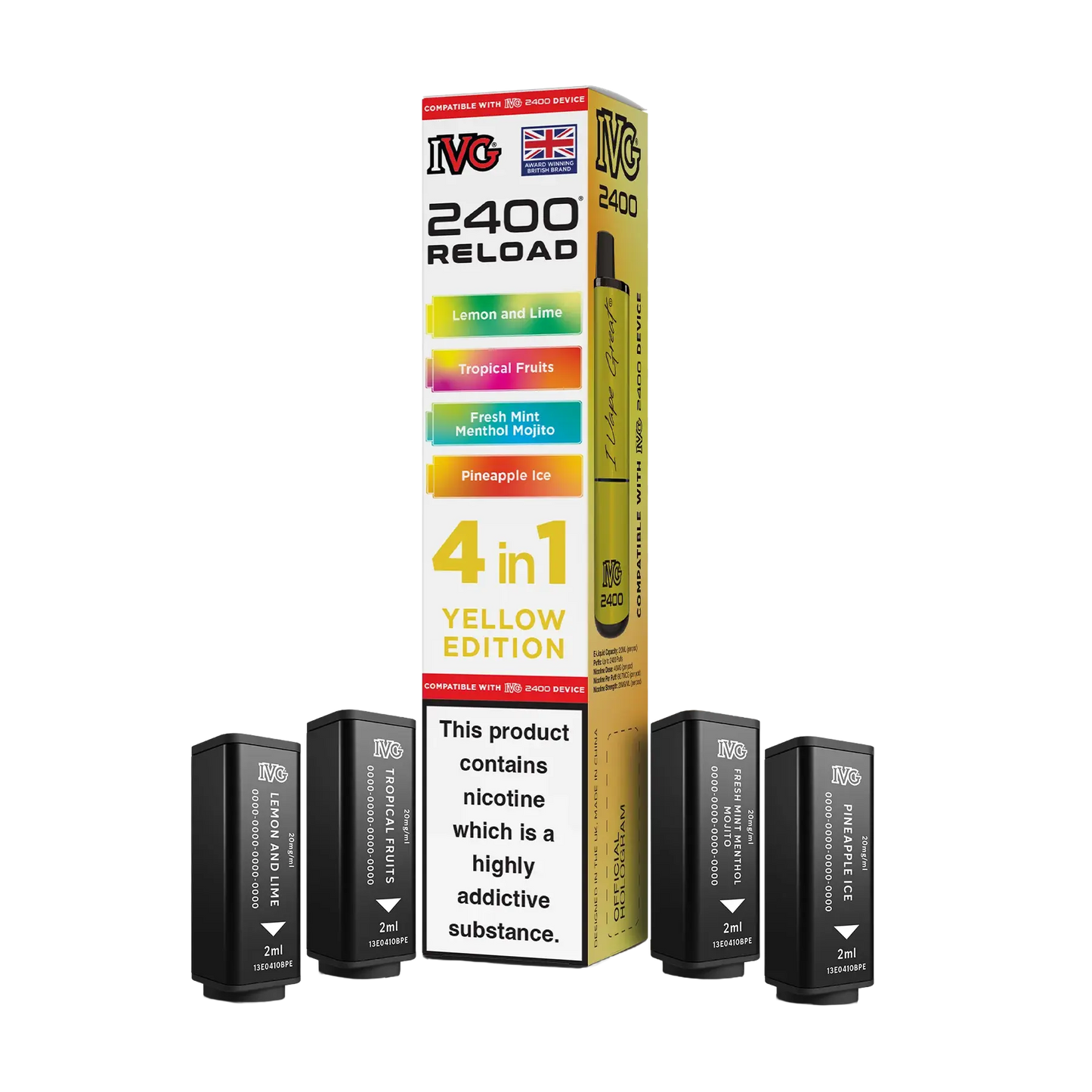 IVG 2400 Replacement Pre-Filled Pods