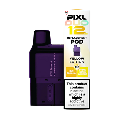 Pixl Duo 12 Replacement Pods - Yellow Edition