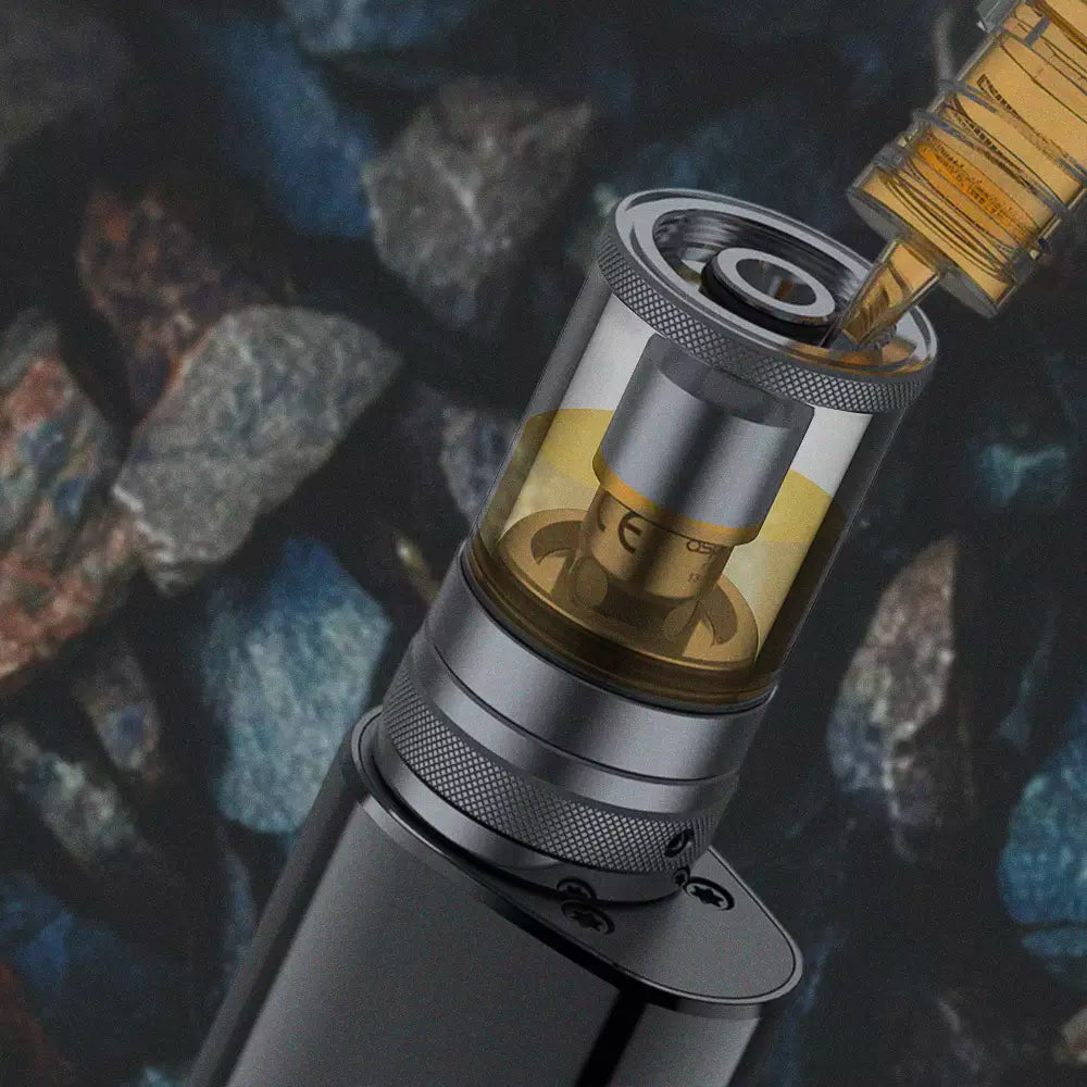 Utilizing a super intuitive filling design, it couldn't be easier. Simply slide open the top cap and fill up with your favourite e-liquid.