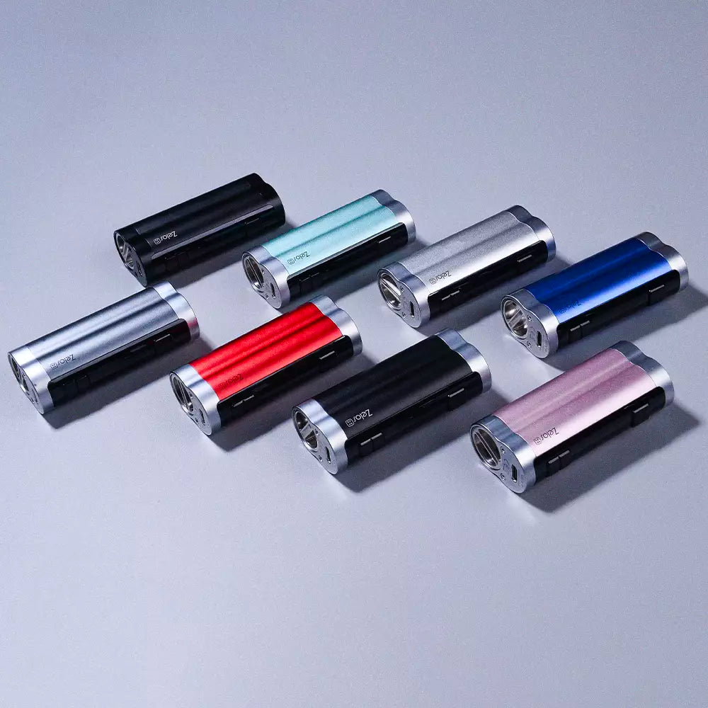 The Aspire Zelos X mod is available in a plethora of colours, such as Aqua Blue, Black, Blue, Full Black, Gunmetal, Metallic Silver, Pink & Red.