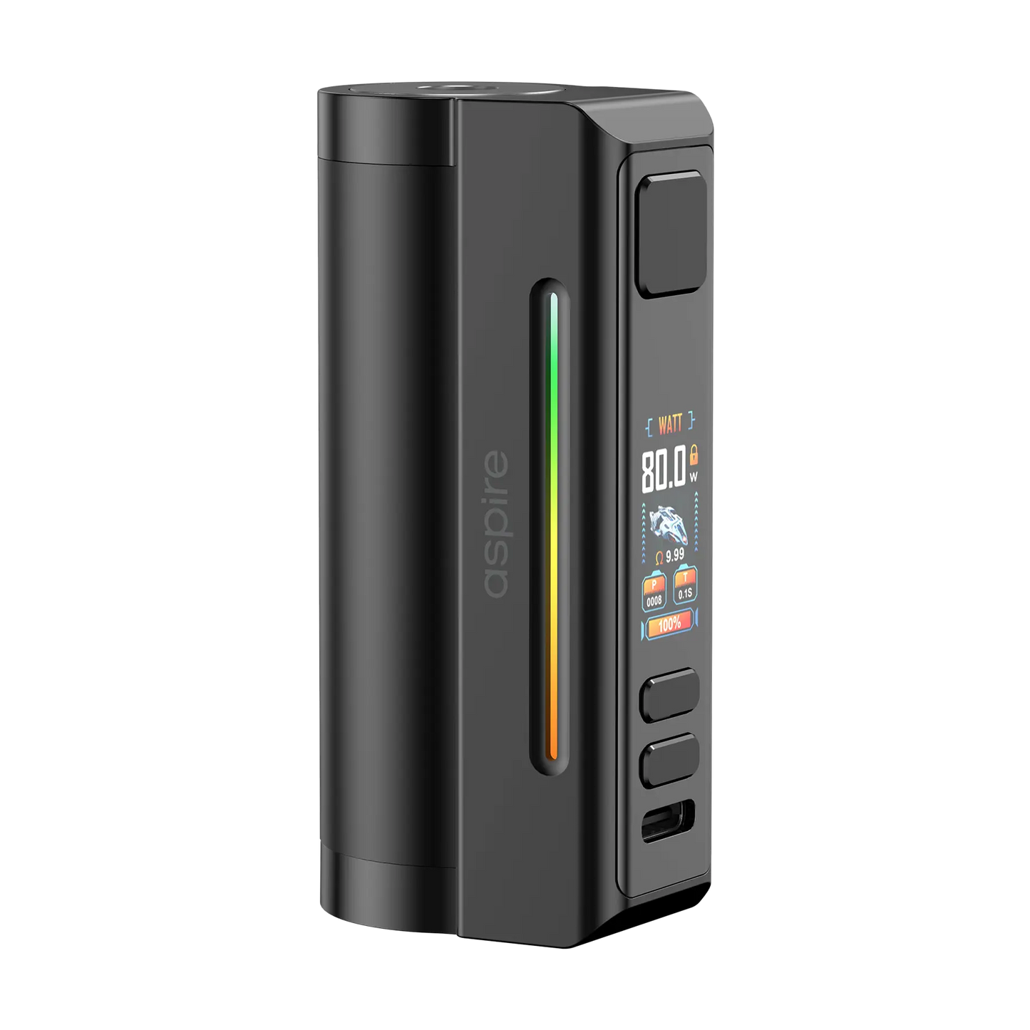 Aspire Zelos M80 Regulated Vape Mod - Full Black