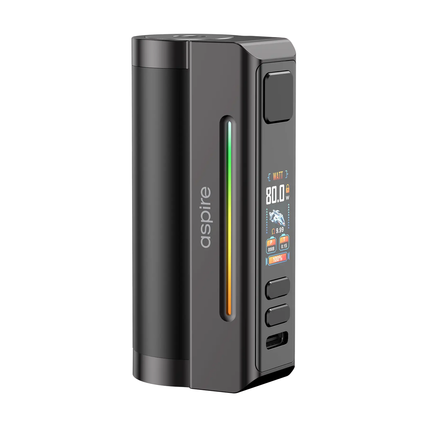 Aspire Zelos M80 Regulated Vape Mod - Gun Metal