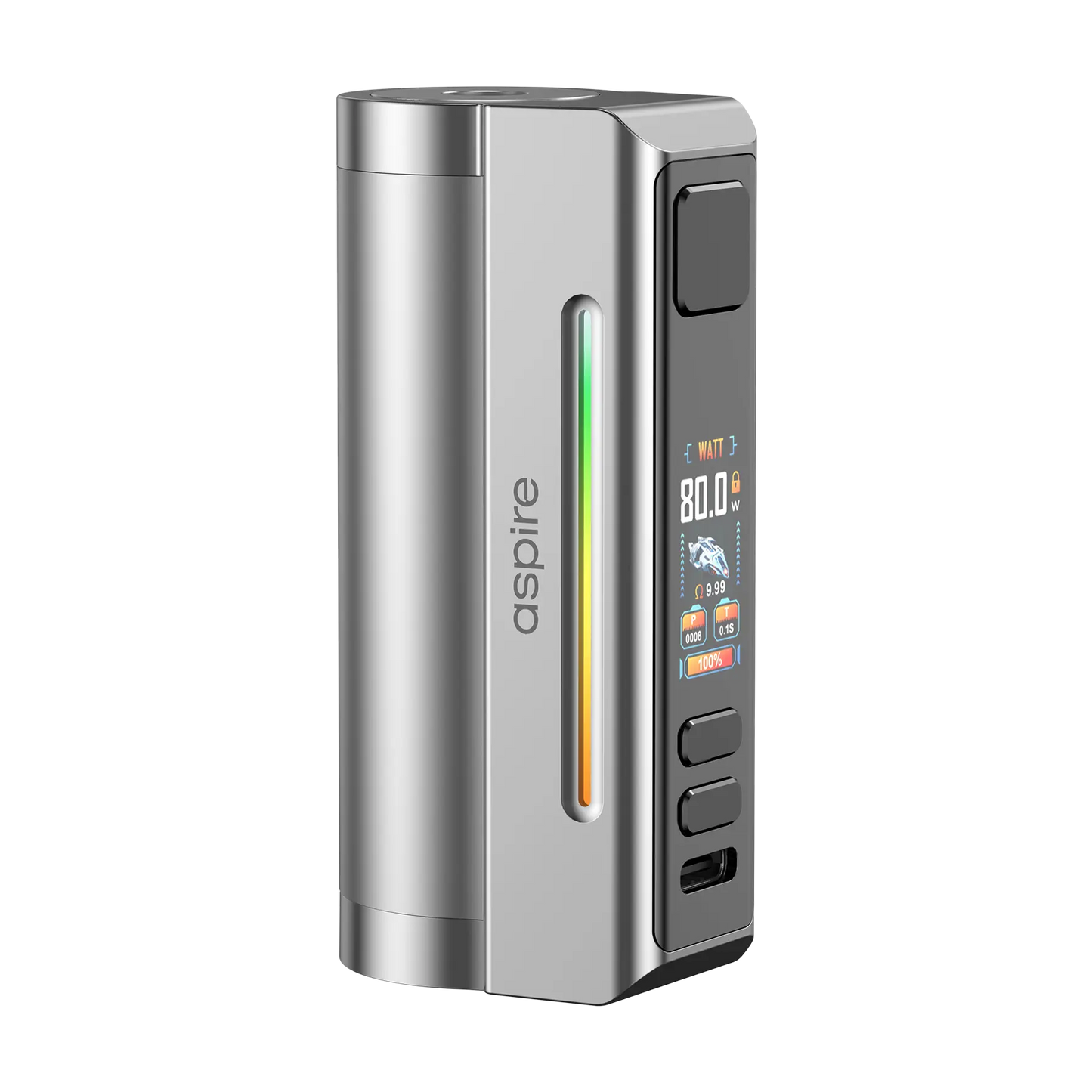 Aspire Zelos M80 Regulated Vape Mod - Silver