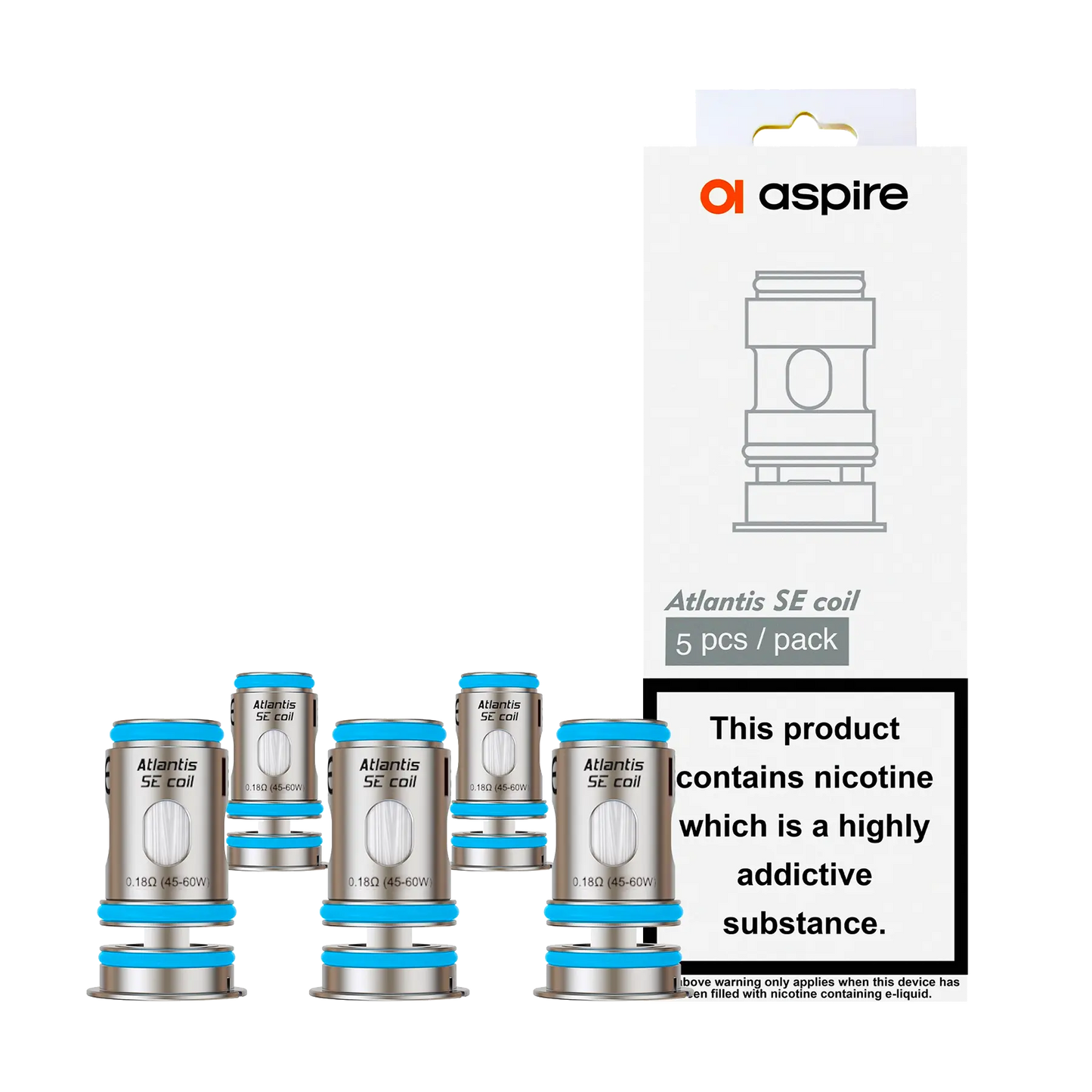 Aspire Atlantis Mesh Replacement Coils 5 Pack