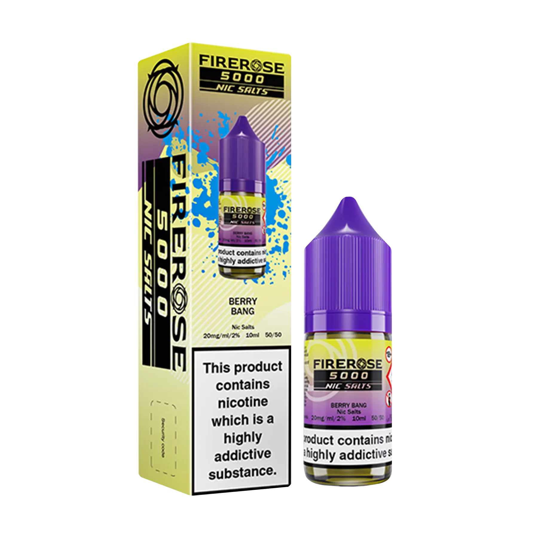 Firerose 5000 10ml Nicotine Salt - Berry Bang
