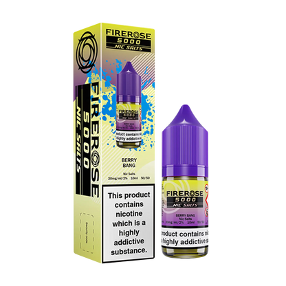 Firerose 5000 10ml Nicotine Salt - Berry Bang