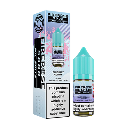 Firerose 5000 10ml Nicotine Salt - Blue Razz Gummy