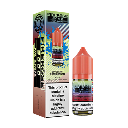 Firerose 5000 10ml Nicotine Salt - Blueberry Pomegranate