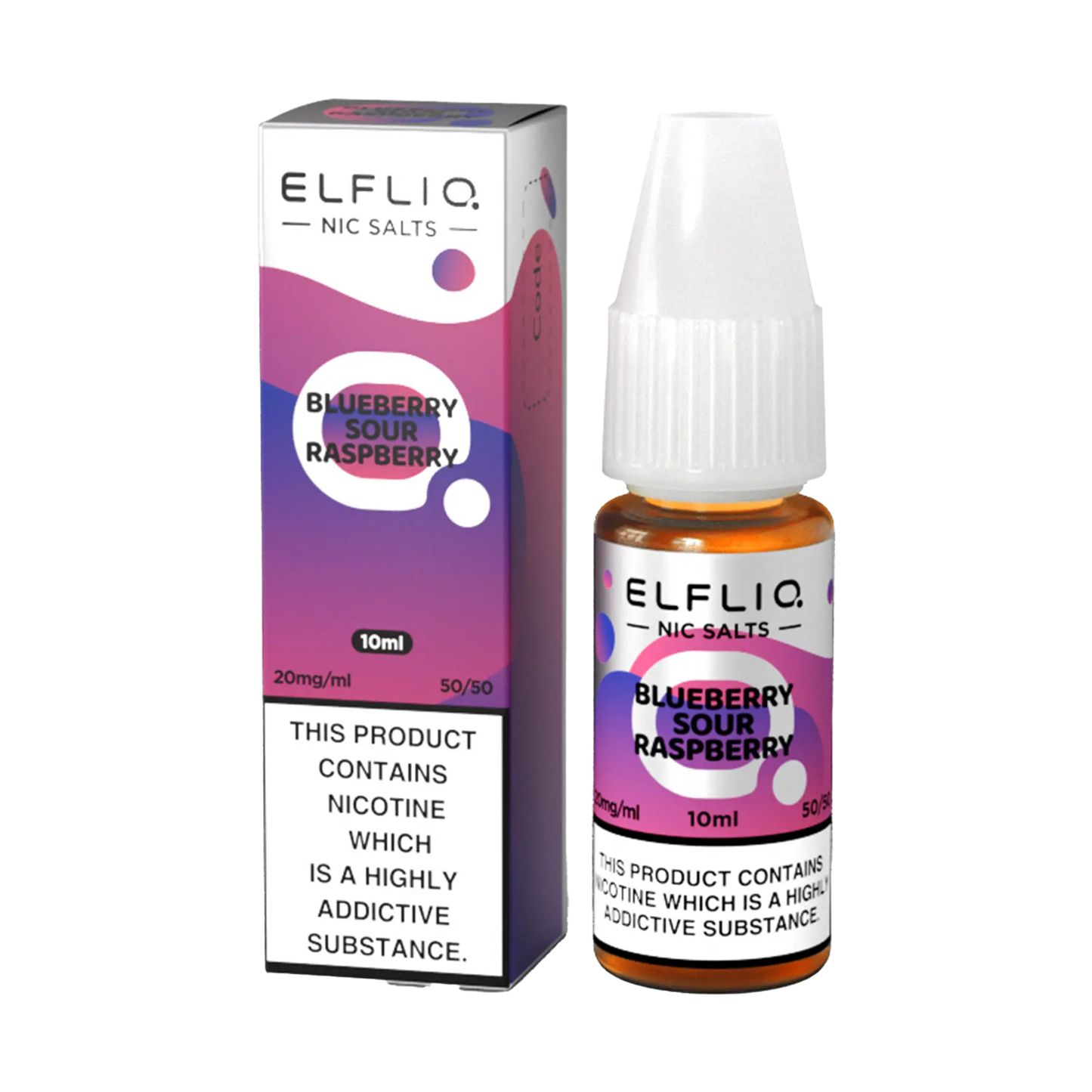 Elfliq 10ml Nicotine Salt - Blueberry Sour Raspberry