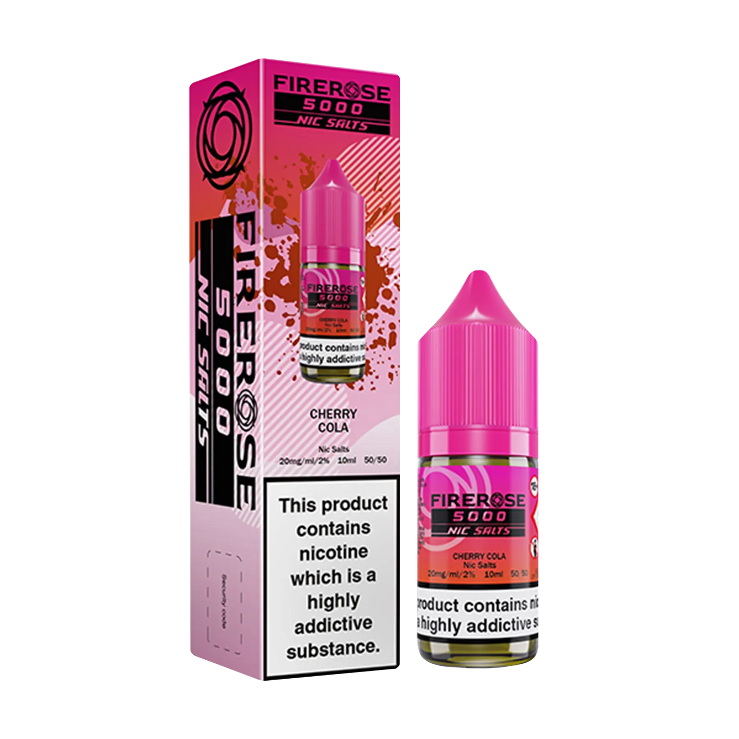 Firerose 5000 10ml Nicotine Salt - Cherry Cola