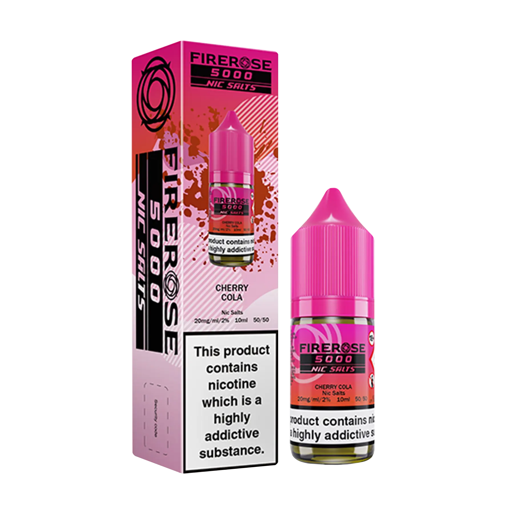 Firerose 5000 10ml Nicotine Salt - Cherry Cola