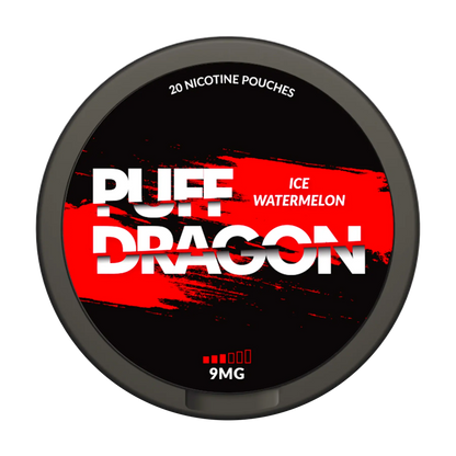 Puff Dragon Nicotine Pouches - Ice Watermelon 9mg