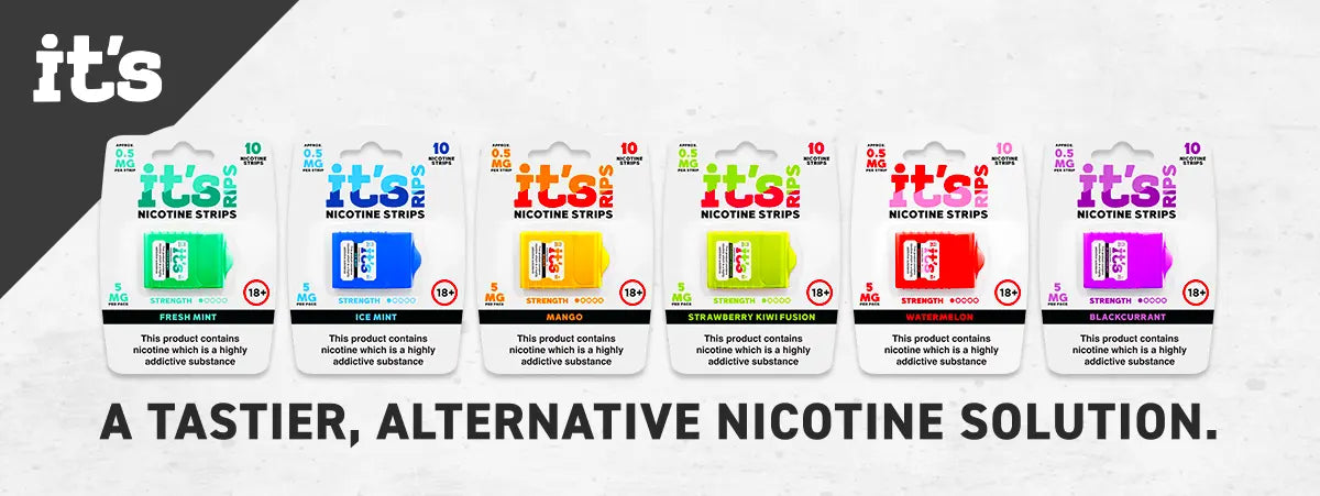it's nicotine strips
