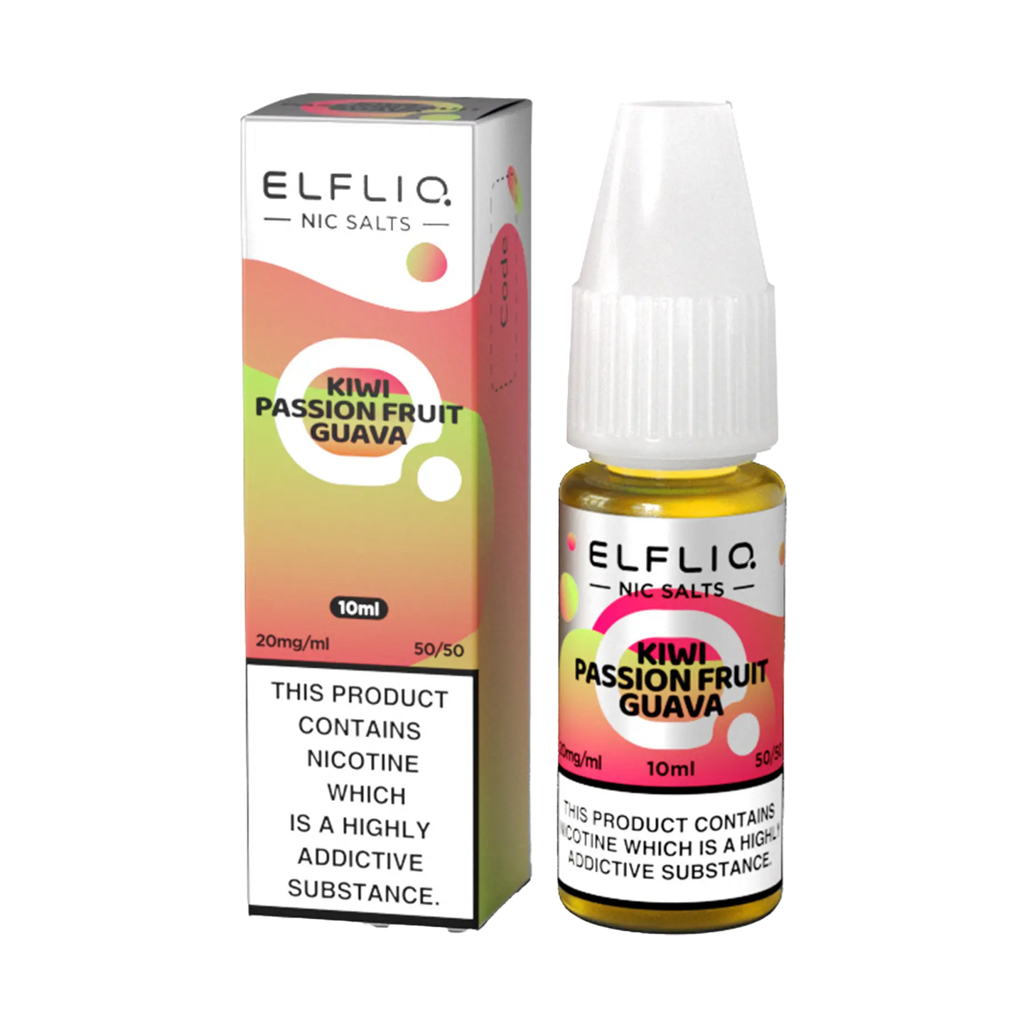 Elfliq 10ml Nicotine Salt - Kiwi Passionfruit Guava