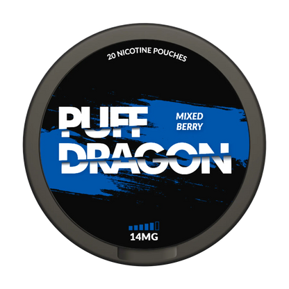 Puff Dragon Nicotine Pouches - Mixed Berry 14mg
