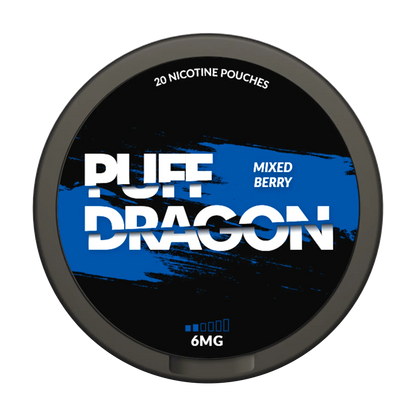 Puff Dragon Nicotine Pouches - Mixed Berry 6mg